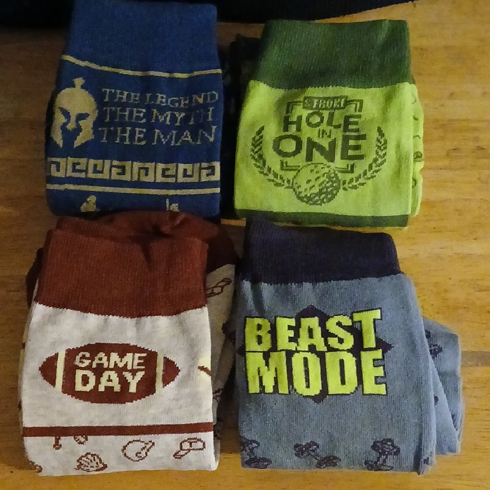 Men's Assorted Graphic Socks Set